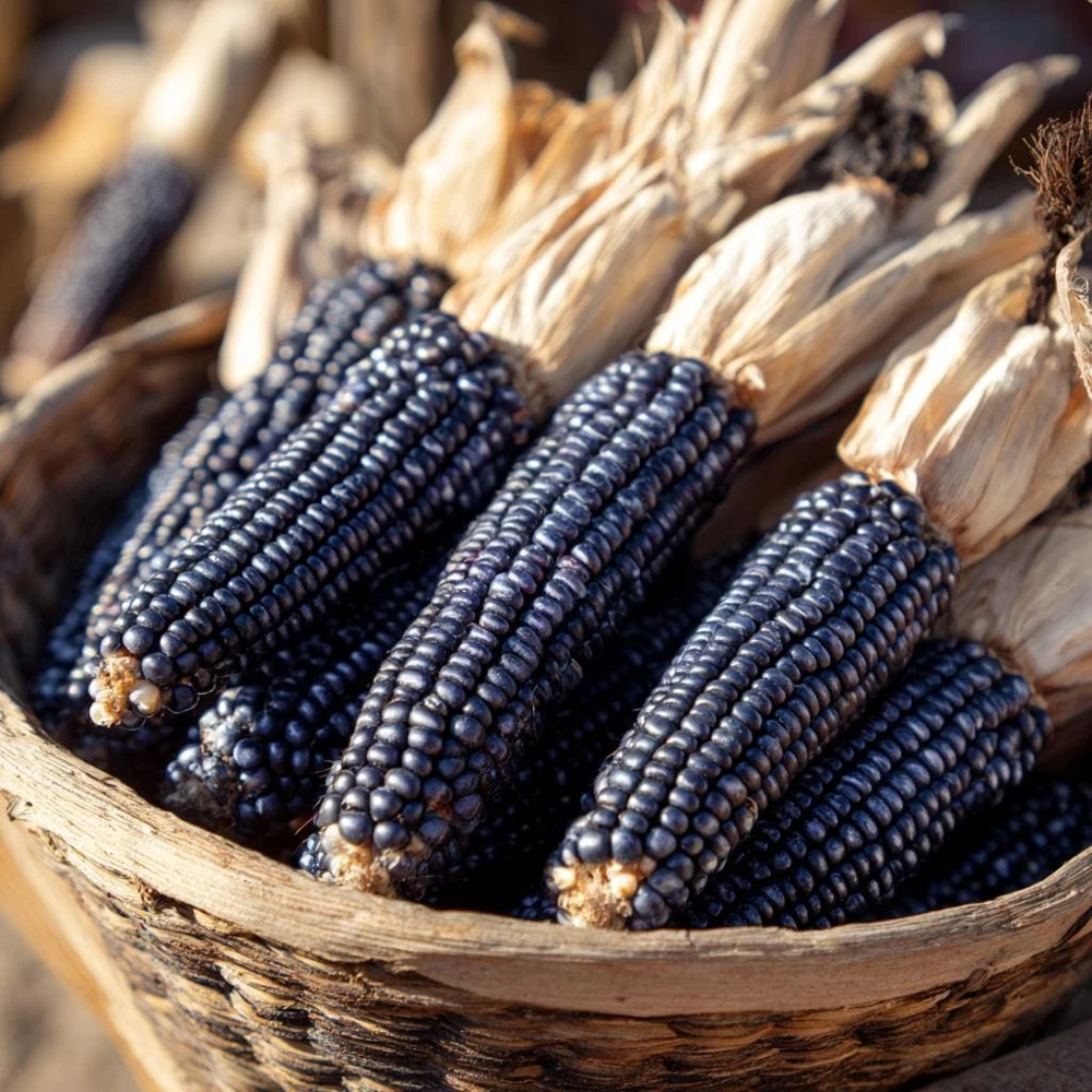 Hopi Blue Corn Seeds - Zea mays - Heirloom Heritage Variety - 25 Seeds - Image 1