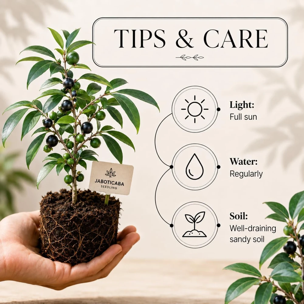 Jaboticaba Live Plant - 1 Ft Black Jabuticaba Fruit Tree Starter - Image 3