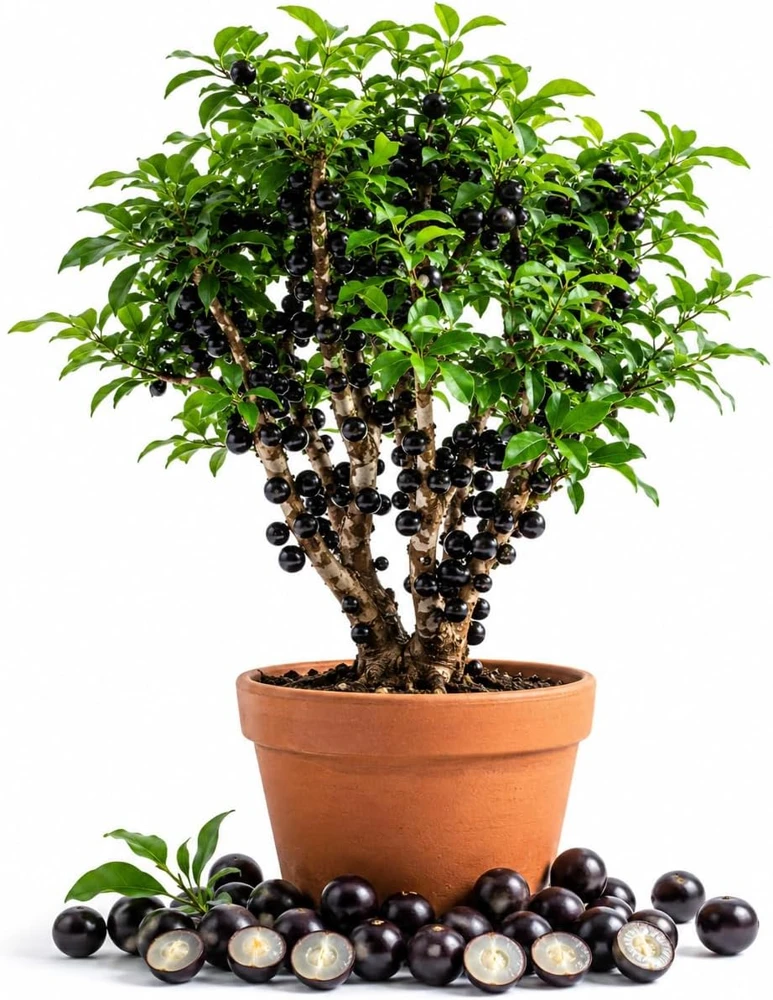 Jaboticaba Live Plant - 1 Ft Black Jabuticaba Fruit Tree Starter - Image 1