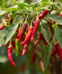 Japanese Sapporo Hot Pepper Seeds - 20 Count, Compact, Spicy Chili - Image 1