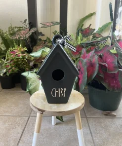 Large Ceramic Birdhouse - Outdoor Garden & Patio Decor - Image 11