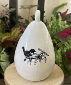 Large Ceramic Birdhouse - Outdoor Garden & Patio Decor - Image 3