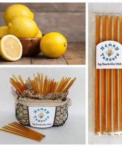 Lemon Honey Sticks 5 Pack – Natural Flavored Honey Snack Straws US Grade A Honey - Image 1