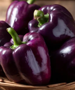 Lilac Sweet Bell Pepper Seeds - 30 Count, Mild & Crisp, Container Garden - Image 2