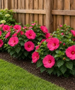 Luna Rose Hibiscus Live Plant 4-6 Inches Tall, Pink Flowering Perennial for Garden & Patio - Image 7