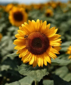 Mammoth Grey Stripe Sunflower Seeds – Giant Heirloom Variety – 15 Seed Pack - Image 3