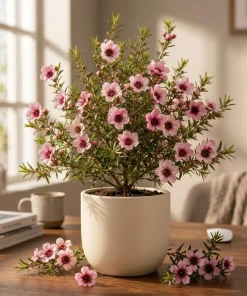 Manuka Tea Tree Live Plant - New Zealand Tea Tree 4 to 6 Inch Tall for Home Garden, Outdoor Shrub - Image 1
