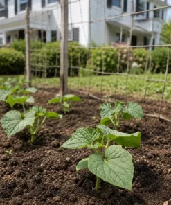 Marketmore Cucumber Live Plants – Set of 2, 3-5 Inch Tall, 4 Inch Pot – Heirloom Vegetable Starter for Gardens - Image 10