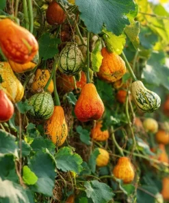 Mixed Gourd Seeds – Cucurbita Pepo – 15 Seeds – Colorful Garden Decor - Image 3