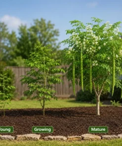 Moringa Oleifera Live Plant 1-2 Ft Tall in 1 Gallon Pot - Drumstick Tree - Image 6