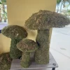 Moss Mushrooms - Decorative Garden & Terrarium Decor - Set of Faux Mushrooms - Image 1