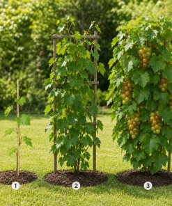 Muscadine Grape Vine Live Plant, Sweet Grapes, 20-22 Inches Tall, 1 Gallon Pot, Outdoor - Image 4