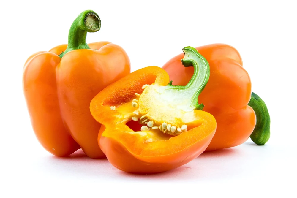 Orange King Bell Pepper Seeds - 100 Sweet Capsicum Annuum Vegetable Seeds - Image 4