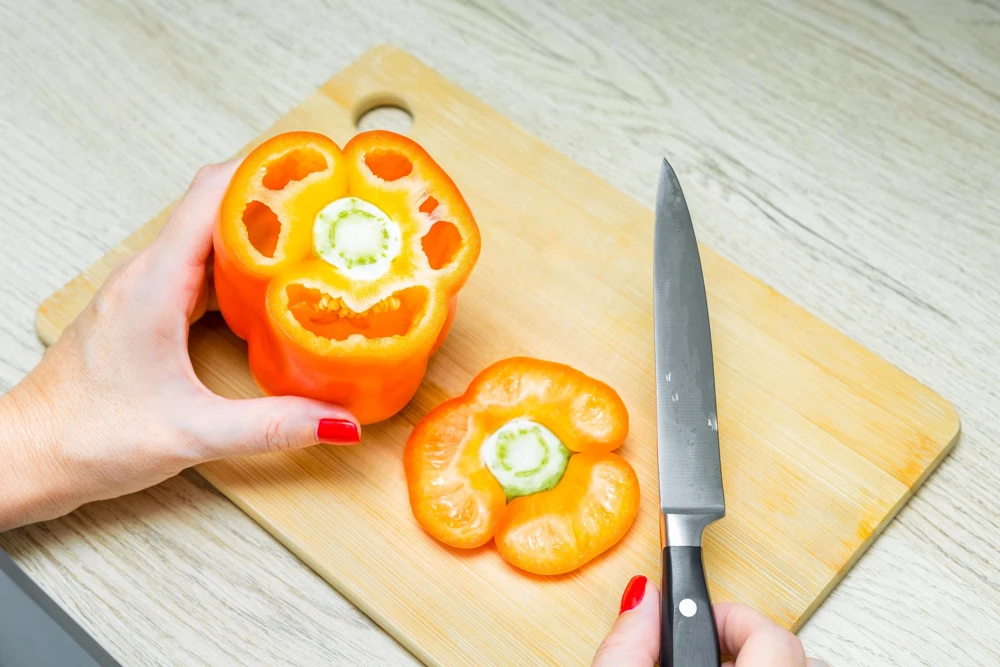 Orange King Bell Pepper Seeds - 100 Sweet Capsicum Annuum Vegetable Seeds - Image 6