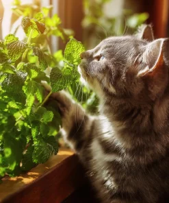 Organic Catnip Seeds - Nepeta cataria - 300 Seed Pack - Fragrant Herb for Cats & Pollinators - Image 6
