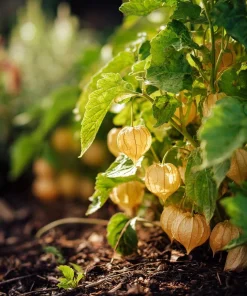 Organic Ground Cherry Seeds - 25 Sweet Pineapple-Like Fruits for Gardening - Image 2