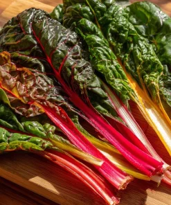 Organic Rainbow Swiss Chard Seeds - 50 Seed Pack | Vibrant Multicolored Stems - Image 4