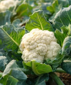 Organic Snowball Cauliflower Seeds – 150 Seeds Heirloom Vegetable - Image 1