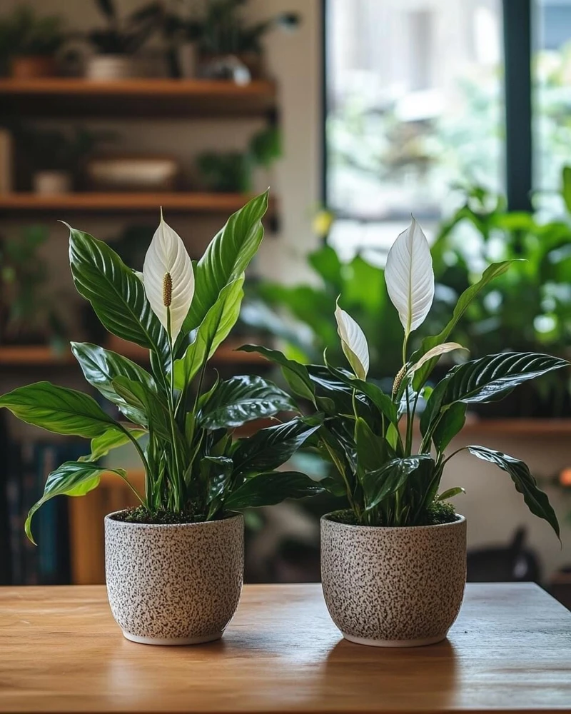 Peace Lily Live Plant - Spathiphyllum Houseplant - Indoor Air Purifier - Image 1