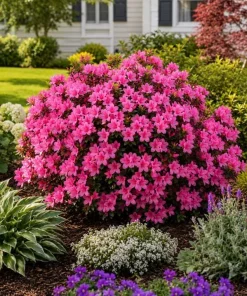 Pink Azalea Flowering Shrub Live Plant 10-12 Inch Tall, 1 Gallon Pot, Outdoor - Image 2