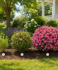 Pink Azalea Flowering Shrub Live Plant 10-12 Inch Tall, 1 Gallon Pot, Outdoor - Image 5
