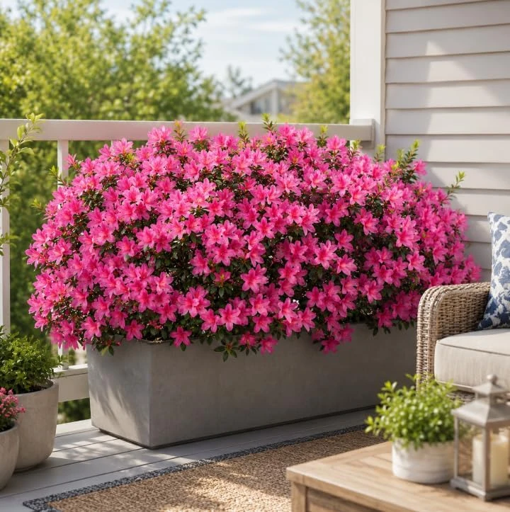 Pink Azalea Live Plant - Rhododendron Shrub, 10-12 Inch, 1 Gallon Pot, Outdoor - Image 3