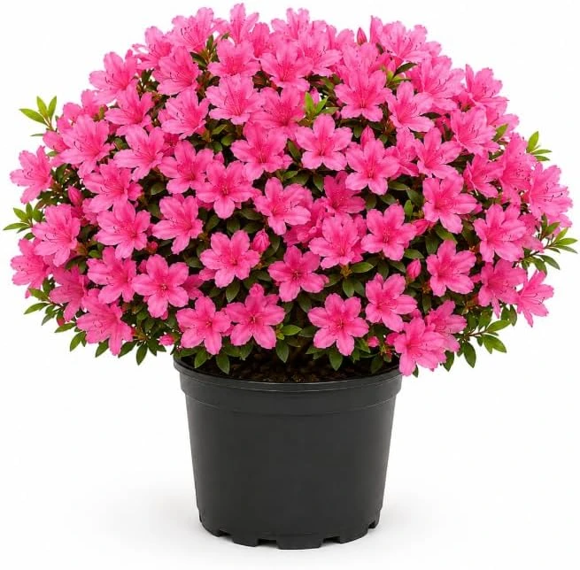 Pink Azalea Live Plant - Rhododendron Shrub, 10-12 Inch, 1 Gallon Pot, Outdoor - Image 1