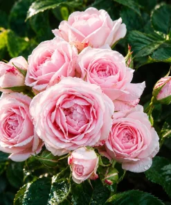 Pink Climbing Rose Plant – Fragrant Live Rose Bush, 4-6 Inch Tall, Outdoor - Image 1