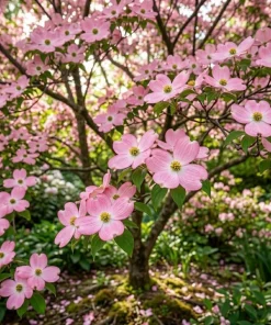 Pink Dogwood Tree Live Plant - 8-12
