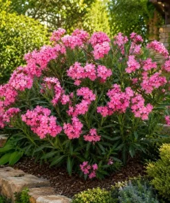 Pink Oleander Plant Live 4-6 Inch Tall, Ornamental Shrub for Garden Beds, Patios and Landscape Borders - Image 3