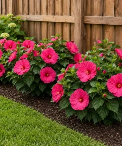 Pink Rose Hibiscus Live Plant - Tropical Flowering Garden Shrub - 4-6 Inch Tall - Image 5