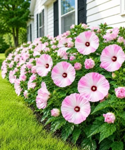 Pink White Hibiscus Live Plant - Hardy Tropical Shrub, 4-8 Inch Tall - Image 6