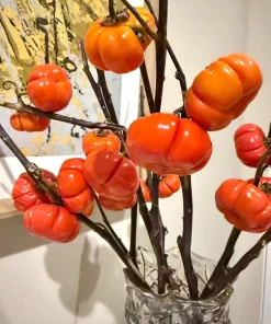 Pumpkin On A Stick Seeds - Solanum integrifolium Ornamental Eggplant - 15 Seeds - Image 2