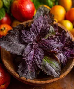 Purple Ruffles Basil Seeds - 150 Heirloom Aromatic Herb Seeds - Image 3