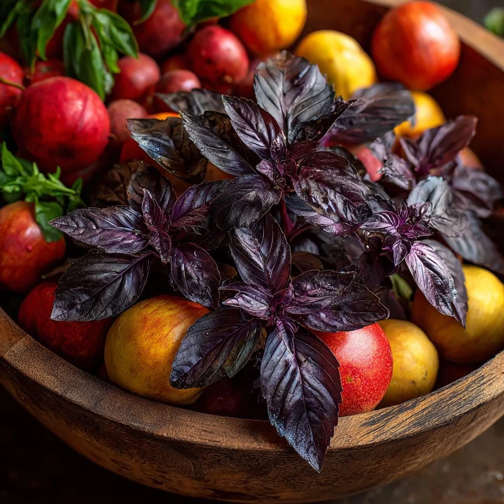 Purple Ruffles Basil Seeds - 150 Heirloom Aromatic Herb Seeds - Image 5