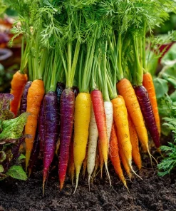 Rainbow Carrot Seeds – Heirloom Mix – 150 Seeds for Colorful Gardens – Vegetable Seeds - Image 2