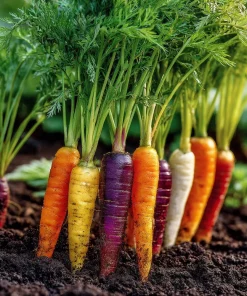 Rainbow Carrot Seeds – Heirloom Mix – 150 Seeds for Colorful Gardens – Vegetable Seeds - Image 3