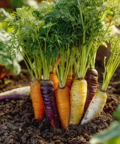 Rainbow Carrot Seeds – Heirloom Mix – 150 Seeds for Colorful Gardens – Vegetable Seeds - Image 4