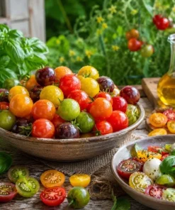 Rainbow Cherry Tomato Live Plant 3-5 Inch Tall in 4 Inch Pot - Edible Vegetable - Image 8