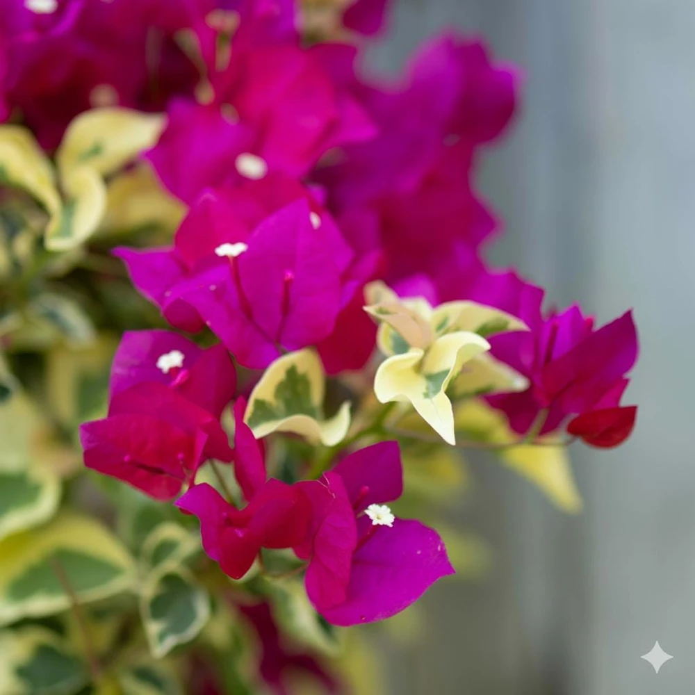 Raspberry Ice Bougainvillea Live Plant – Pink & Cream Variegated – Pack of 2, 5-9 inches tall - Image 6