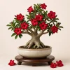 Red Desert Rose Plant Live - Adenium Succulent, 4-6 Inch Tall, Indoor/Outdoor - Image 1