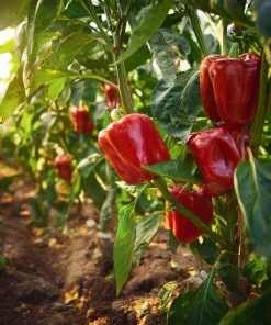 Red Sweet Bell Pepper Seeds - 25 Count - Heirloom Vegetable Seeds for Garden - Image 4