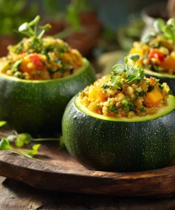 Round Zucchini Seeds - Heirloom Summer Squash for Gardens - 25 Seeds - Image 2