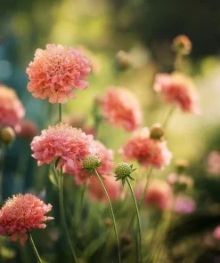 Salmon Queen Scabiosa Seeds – 50 Count – Vibrant Salmon-Pink Pincushion Flowers - Image 6
