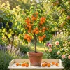 Set of 2 Apricot Trees Bareroot – Sweet Fruit Tree, 1-2 Ft Tall, Cold Hardy - Image 1