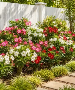 Set of 2 Desert Rose Live Plants (Adenium) - Vibrant Blooming Succulent - 5-8 Inch Tall - No Pot - Image 4