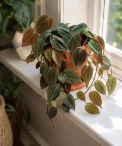 Set of 2 Philodendron Micans Live Plants, Velvet Leaf Vining Houseplants, 5-8 Inches Tall in 4 Inch Pots - Image 3