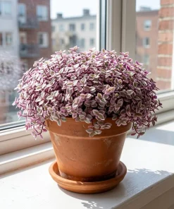 Set of 2 Pink Callisia Repens Live Plants, 5-8 Inches Tall in 4 Inch Pots, Indoor Houseplants - Image 3
