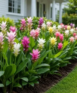 Set of 3 Curcuma Ginger Mix Live Plants, 4-6 Inches Tall, Tropical, Indoor/Outdoor - Image 4