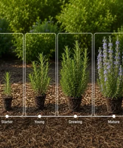 Set of 3 Rosemary Live Plants, 4-6 Inch Tall Starter Plants, Fragrant Culinary Herb for Indoor Outdoor Garden - Image 6
